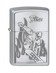 Zippo Snowboarder ''Fire'' Emblem